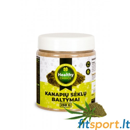 Healthy Choice Kanapių sėklų baltymai 250g 